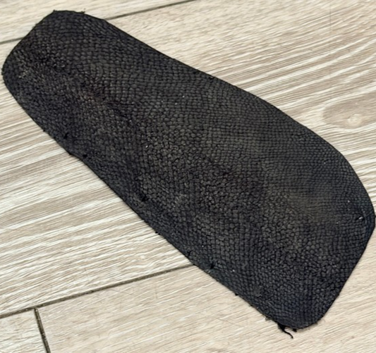 Black Genuine Salmon Fish Leather 368 product photo 1