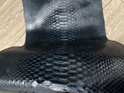 Candy Blue Glossy - Pearl Genuine Python Leather PYTS102 product photo 6