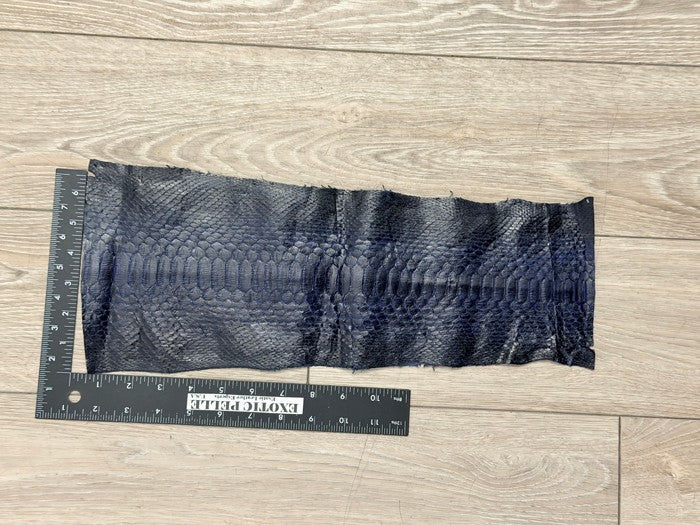 Misc Blue Satin Genuine Python Leather product photo 2