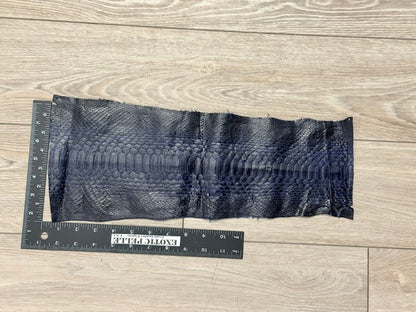Misc Blue Satin Genuine Python Leather product photo 2