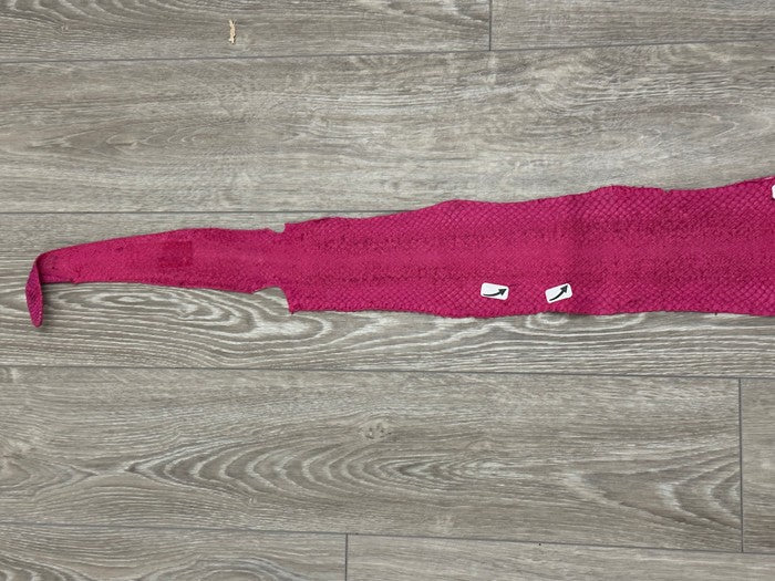 Pink Natural Pattern Genuine Anaconda Snake Leather 264 product photo 6