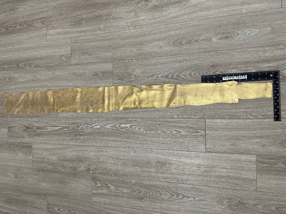 Gold Genuine Anaconda Leather Snake skin hide snake skin python Boa rattle 293