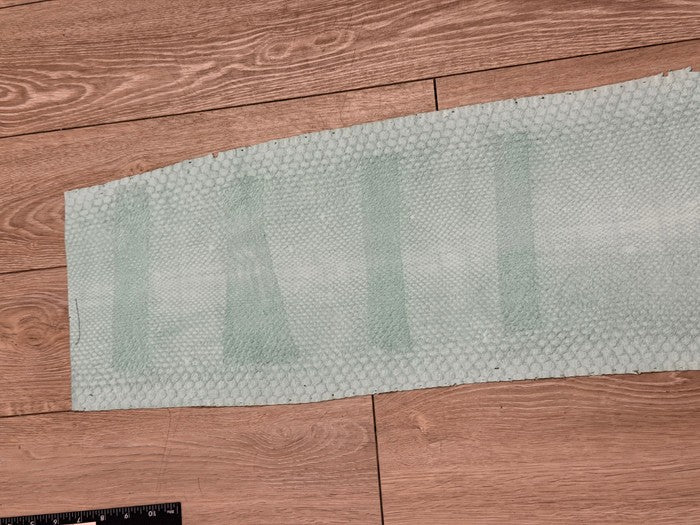 Aquamarine Green Pearl Genuine Anaconda Snake Leather 526 product photo 6