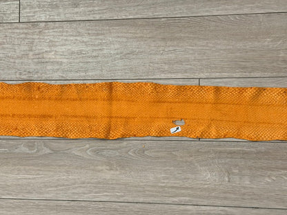 Tangerine Natural Pattern Genuine Anaconda Snake Leather 460 product photo 5