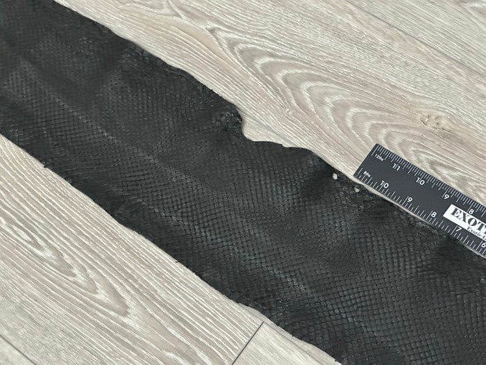 Black Genuine Anaconda Snake Leather 267 product photo 7