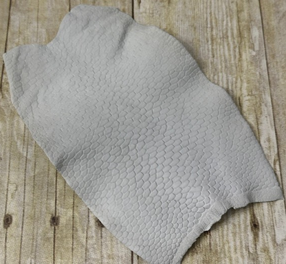 Genuine Beaver Tail Crust Hide Skin Leather exotic fish shark Tanned Tail 123