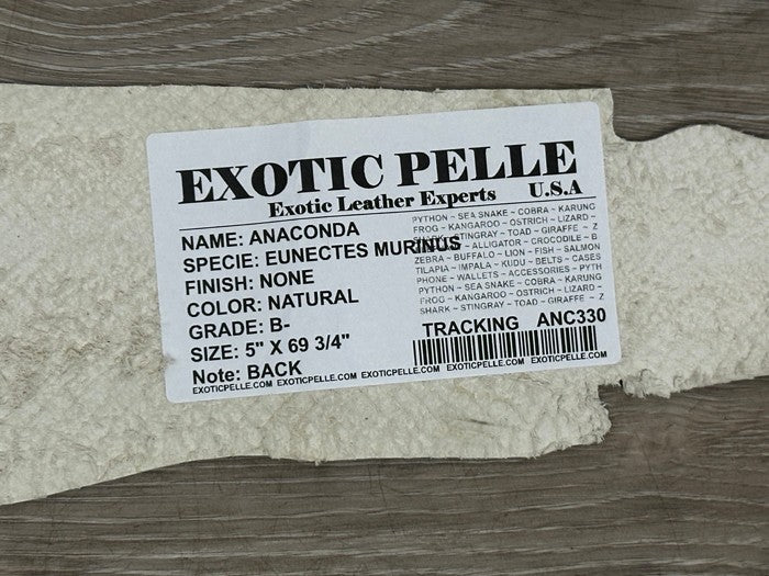 Natural Genuine Anaconda Snakeskin Leather real hide snake skin python boa 330