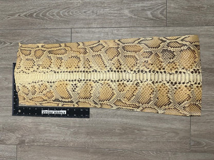 Honey Burmese Python Genuine Snake Leather real hide snake skin Rattle boa 150