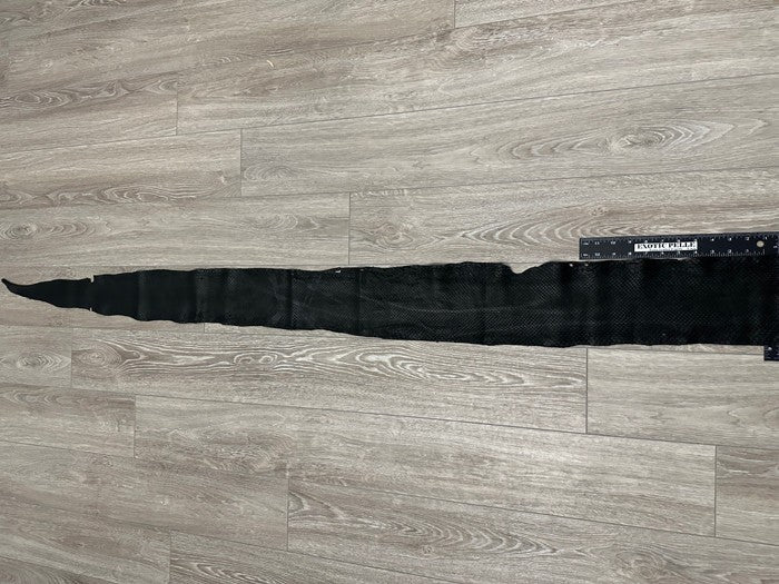Black Genuine Anaconda Snake Leather 267 product photo 2