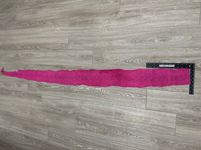 Pink Natural Pattern Genuine Anaconda Snake Leather 264 product photo 2
