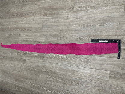 Pink Natural Pattern Genuine Anaconda Snake Leather 264 product photo 2