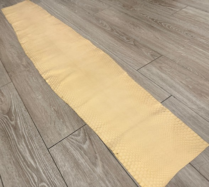 Tan Gold Pearl Genuine Anaconda Snake Leather 517 product photo 1