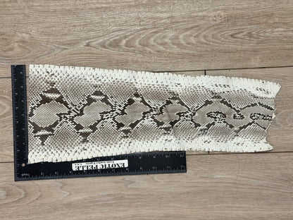 Genuine Reticulated Python Leather - Natural WYSIWYG 557 product photo 2