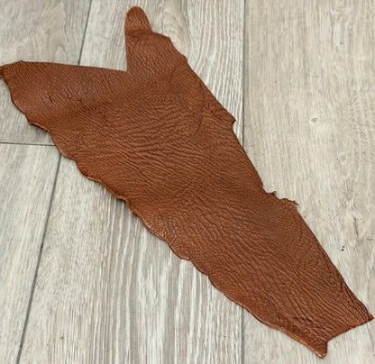 Brown Satin Genuine Shark Fish Leather 255 product photo 1