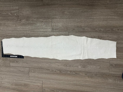 White Big Python Genuine Snakeskin Leather real hide snake skin Jumbo Rattle 314