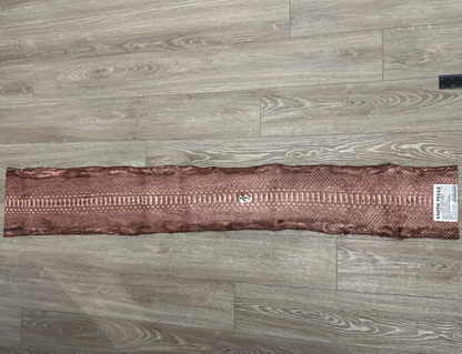 Mahogany big Genuine Python Snakeskin Leather real hide snake skin Boa 293