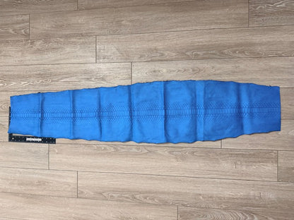 Turquoise Blue Genuine Reticulated Python Snake Leather Matte 431 product photo 2