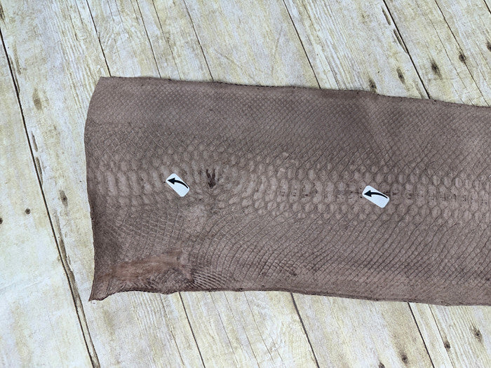 Saddle Big Genuine Python Snakeskin Leather real hide snake skin Rattle Boa 247