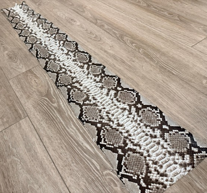 Natural Genuine Python Snakeskin Leather real hide snake skin Rattle Boa 353