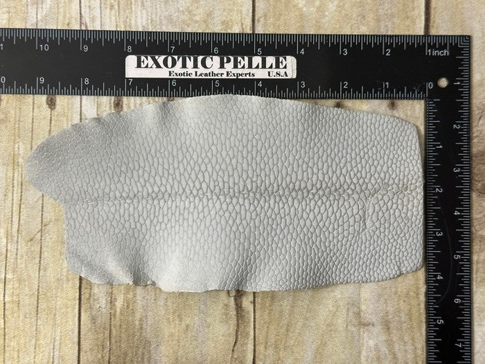 White (Crust) Genuine Beaver Tail Leather BVR128 product photo 2