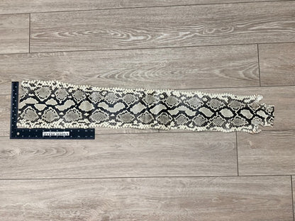 Natural Glossy Genuine Python Leather PYTR506 product photo 2