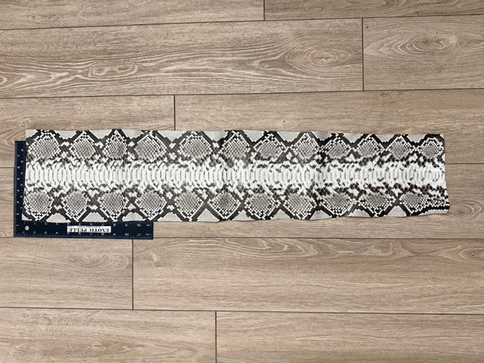 Natural Satin Smooth Genuine Reticulated Python Snake Leather 438 product photo 2