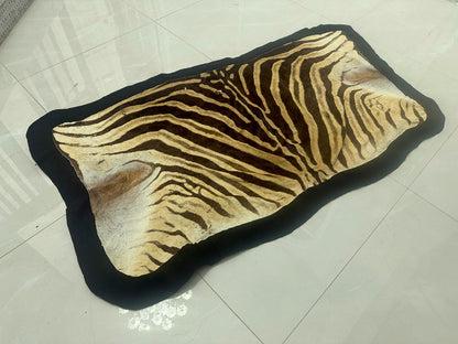 Natural Genuine Zebra Leather mini Rug ZBR18 product photo 4