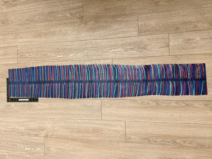 Multicolor Genuine Python Snakeskin Leather real hide snake skin piece Rattle 44