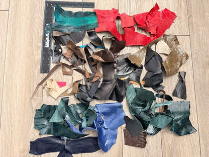 Assorted Genuine Lizard Leather Scraps 109 product photo 2