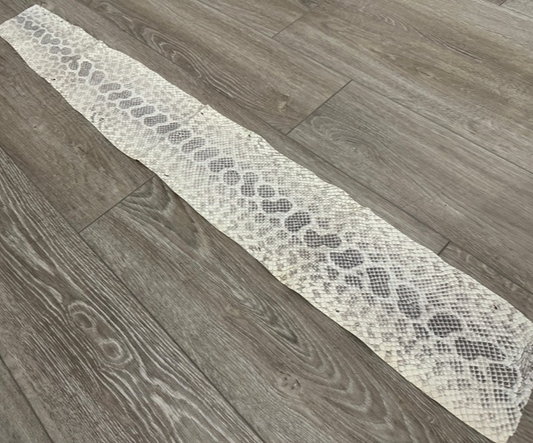 Natural Genuine Anaconda Snake skin Leather hide python real boa rattle 322