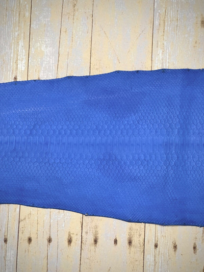 Light Blue Genuine Python Snake Leather Satin 308 product photo 3