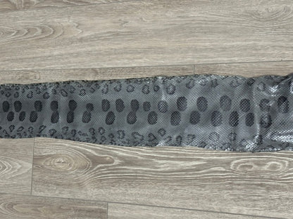 Gray Gray Natural Pattern Glossy Genuine Anaconda Leather ANC289 product photo 3