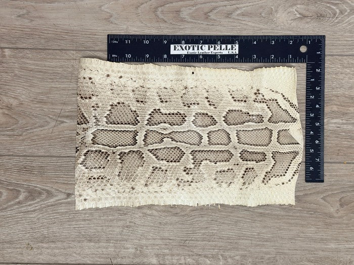 Natural Burmese Python Genuine Snake Leather real hide snake skin Rattle boa 156