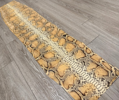 Genuine Burmese Python Belly - Honey Glossy WYSIWYG #161 product photo 1