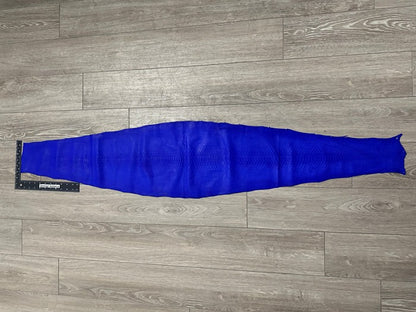 Royal Blue Genuine Python Leather real hide snake skin Rattle short tail Boa 167