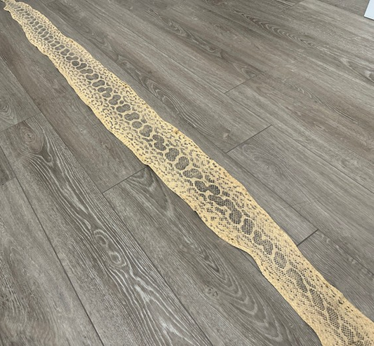 Sand Natural Genuine Anaconda Snake skin Leather hide python real boa rattle 381