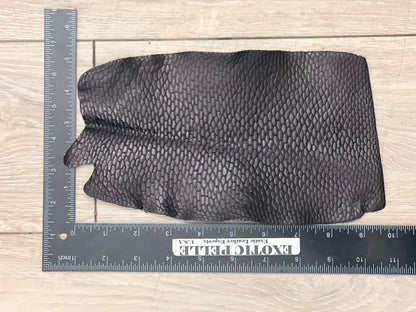 Genuine Beaver Tail Leather - Black Stained Satin WYSIWYG 200 product photo 2