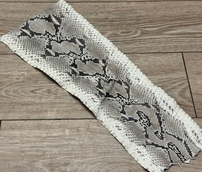 Genuine Reticulated Python Leather - Natural WYSIWYG 557 product photo 1