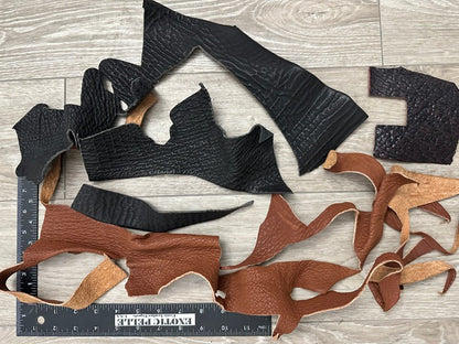 Genuine Shark Scraps Remnant Hide Leather Skin fish salmon remnants Scrap 22