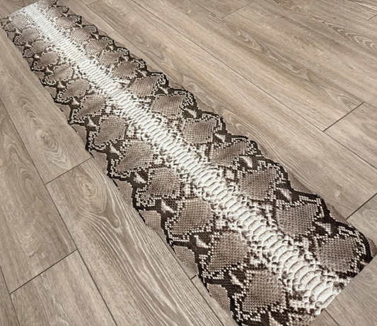 Natural Genuine Reticulated Python Snake Leather 394 product photo 1