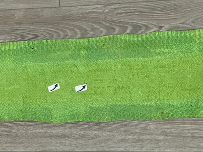 Green Natural Pattern Genuine Anaconda Snake Leather 258 product photo 5