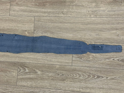 Blue Silver Metallic Genuine Anaconda Leather 277 product photo 7