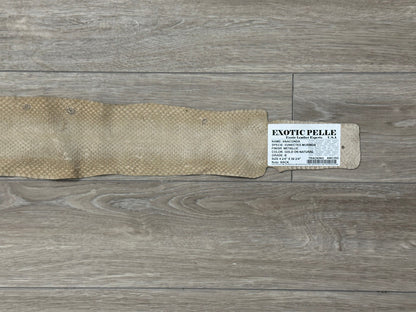 Gold Genuine Anaconda Leather Snake skin hide snake skin python Boa rattle 293