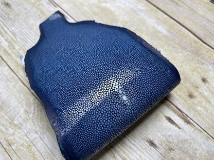 Blue Sanded Genuine Stingray Leather RAY946 product photo 3
