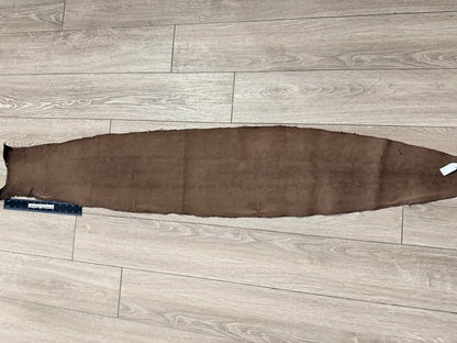 XXL Brown Natural Pattern Matte Genuine Karung Elephant Trunk Snake Javan File Snake Leather 522 product photo 2