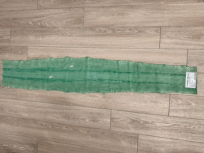 Green Natural Pattern Matte Genuine Reticulated Python Snake Leather 531 product photo 4