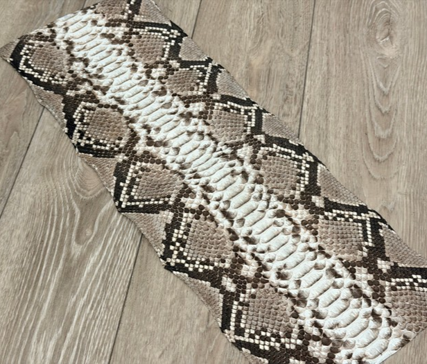 Natural Genuine Python Leather PYTR392 product photo 1