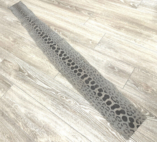 Grey Blue Genuine Anaconda Leather real hide snake skin python boa Rattle 272