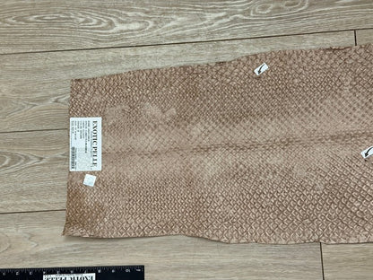 Brown Glossy Genuine Anaconda Leather product photo 6