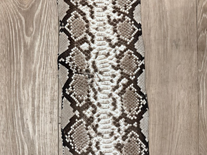 Natural Genuine Python Snakeskin Leather real hide snake skin Rattle Boa 353